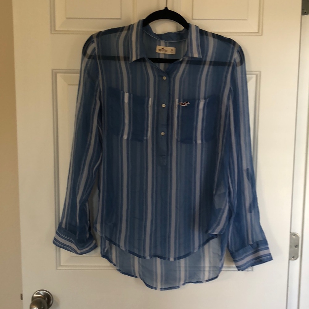 🔶 5/$25🔶 Sheer Hollister Top